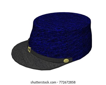 uniform hat 3D rendering