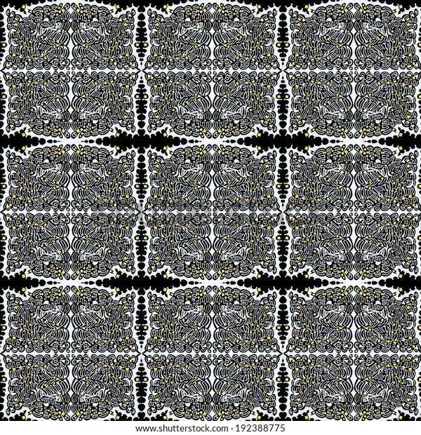 Unique Abstract Pattern Made Unique Drawings Stock Illustration ...