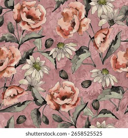 Unique boho-style decorative art pattern for artistic fabric designs.