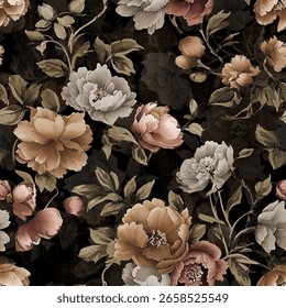 Unique boho-style decorative art pattern for artistic fabric designs.