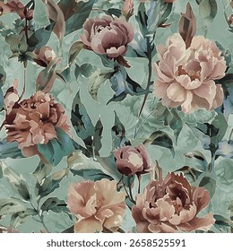 Unique boho-style decorative art pattern for artistic fabric designs.