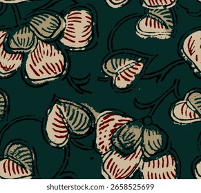 Unique boho-style decorative art pattern for artistic fabric designs.
