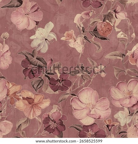 Unique boho-style decorative art pattern for artistic fabric designs.