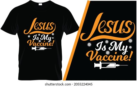 Unique Christ typography t-shirt design.