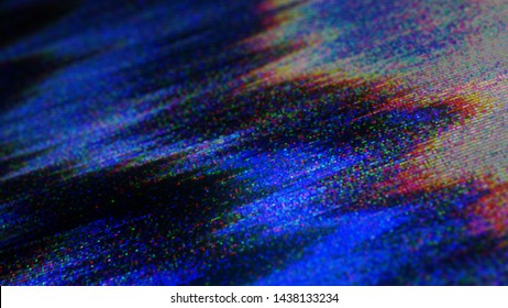 Unique Design Abstract Digital Pixel Noise Glitch Error Video Damage