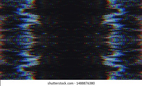 Unique Design Futuristic Abstract Digital Pixel Noise Glitch Background