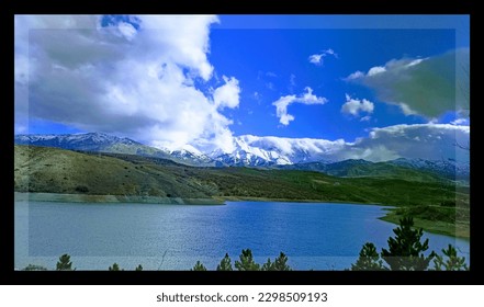 unique harmony of clouds with nature