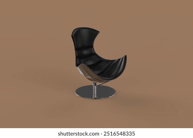 Unique Lobster Chair: Stunning 3D Model Rendering on Solid Background with Shadow—Eye-Catching, Modern Design Perfect for High-Impact Visuals - Powered by Shutterstock