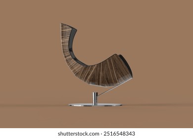 Unique Lobster Chair: Stunning 3D Model Rendering on Solid Background with Shadow—Eye-Catching, Modern Design Perfect for High-Impact Visuals - Powered by Shutterstock