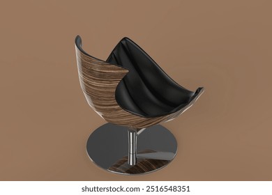 Unique Lobster Chair: Stunning 3D Model Rendering on Solid Background with Shadow—Eye-Catching, Modern Design Perfect for High-Impact Visuals - Powered by Shutterstock