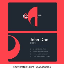 unique professional business card template - Powered by Shutterstock