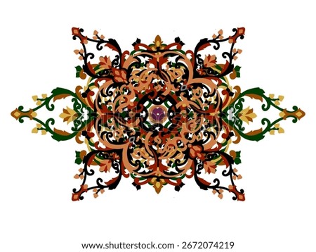 Unique tribal patterns, suitable for tattoos, seamless floral patterns, abstract patterns, and textile print patterns.