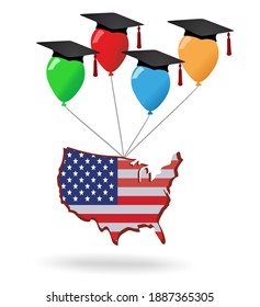 United States of America and graduation party 