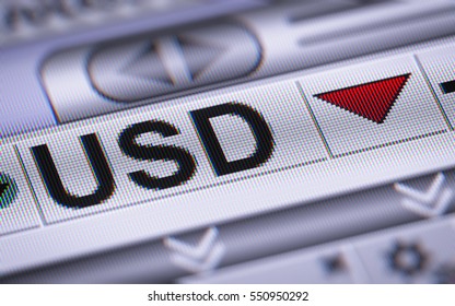 United States Dollar. Down.