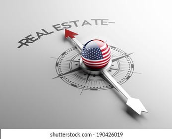 United States High Resolution Real Estate Concept