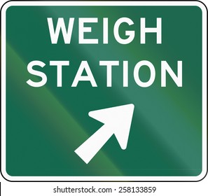 United States MUTCD Weigh Station Sign