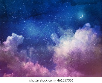 Starry Sky Painting Images Stock Photos Vectors Shutterstock