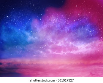 Placemat Mousemat 8x10 Night Sky Space Nebula Stars Galaxy  #24256 