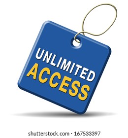 Unlimited Access All Areas No Restrictions VIP Membership