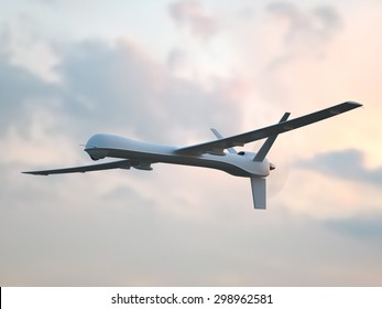 Unmanned Aerial Vehicle In The Sky