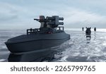 Unmanned Surface Vessel - 3D Rendering