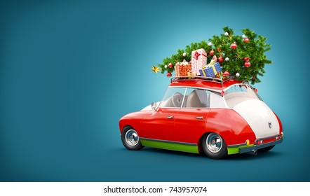 5,318 Santa In Car Cartoon Images, Stock Photos & Vectors | Shutterstock