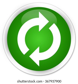 Update Icon Green Glossy Round Button Stock Illustration 367937900 ...