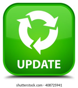Update Refresh Icon Soft Green Square 스톡 일러스트 413781112 | Shutterstock