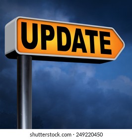 Update  updating software now and here to the latest newest version or new edition 