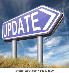 Update  updating software now and here to the latest newest version or new edition 