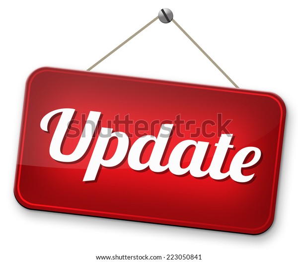 Update Updating Software Now Here Latest Stock Illustration 223050841 ...