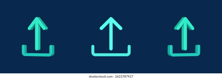 upload interface essential 3D icon