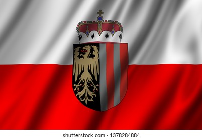 Austria Federal Small Hand Waving Flag