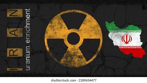 Uranium Enrichment In Iran, Nuclear Symbol  Background