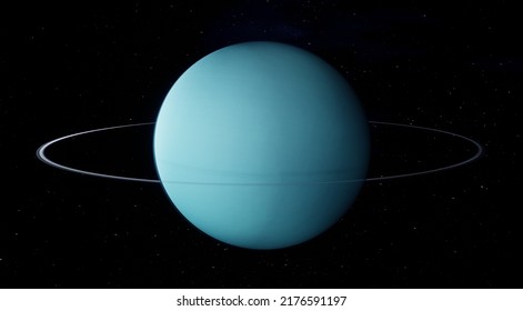 Uranus, Gas Giant 3d Illustration