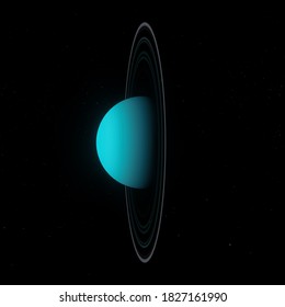 Uranus Planet Wallpaper - 3D Illustration