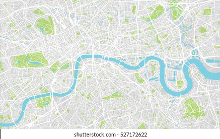 Urban City Map Of London