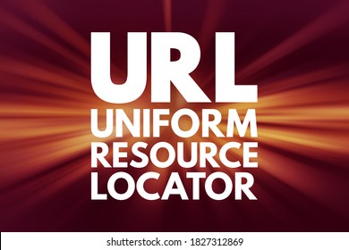 URL - Uniform Resource Locator 약어, 스톡 일러스트 1827312869 | Shutterstock