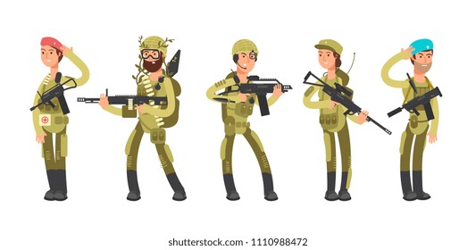 45,386 Army Characters Images, Stock Photos & Vectors | Shutterstock