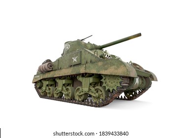 Us Army Tank, 3d Illustration