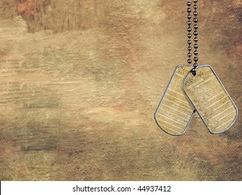 U.S. Constitution On Military Dog Tags