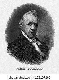 US Presidents. US President James Buchanan.