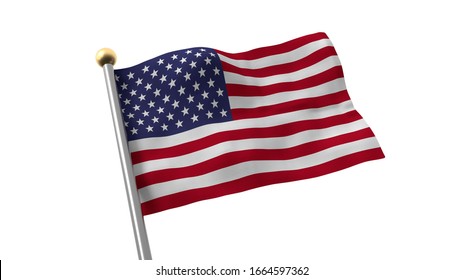 American Flag Pole Images, Stock Photos & Vectors | Shutterstock