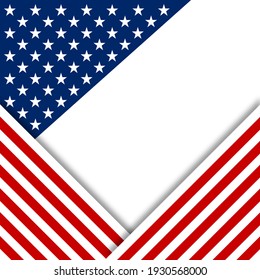 USA abstract background with elements of the American flag
