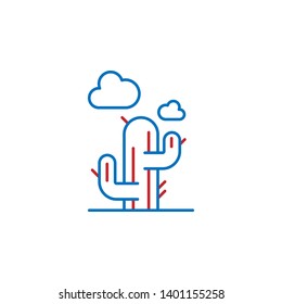 USA  botanical icon  Element USA culture icon  Thin line icon for website design   development  app development  Premium icon