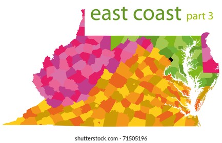 Usa East Coast Map