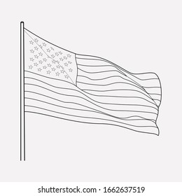 20,320 American flag outline Images, Stock Photos & Vectors | Shutterstock