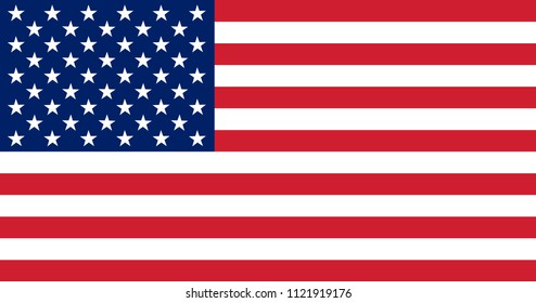 USA flag. Flag of the United States of America. American Flag for Independence Day. Raster version. - Shutterstock ID 1121919176