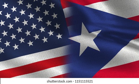 Puerto Rico American Flag Images Stock Photos Vectors