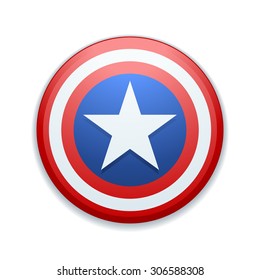 USA star button